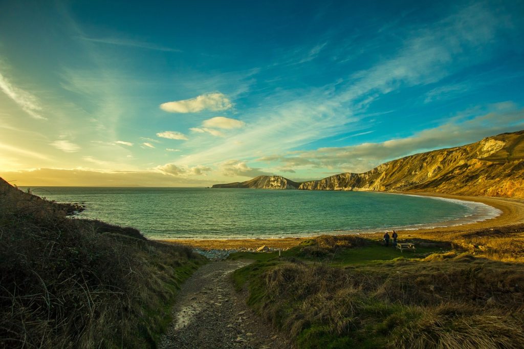 dorset, sea, worbarrow bay - near the luxury dorset shepherd's huts