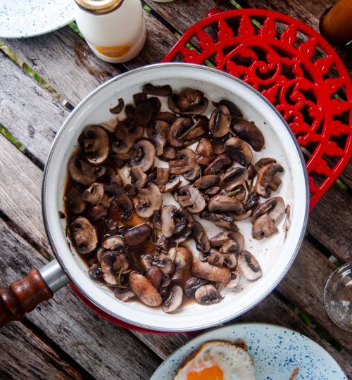 Cook up some local produce on the firepits at the shepherd's huts