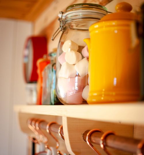 toast marshmallows during your stay in a shepherd's hut on Goathill Farm