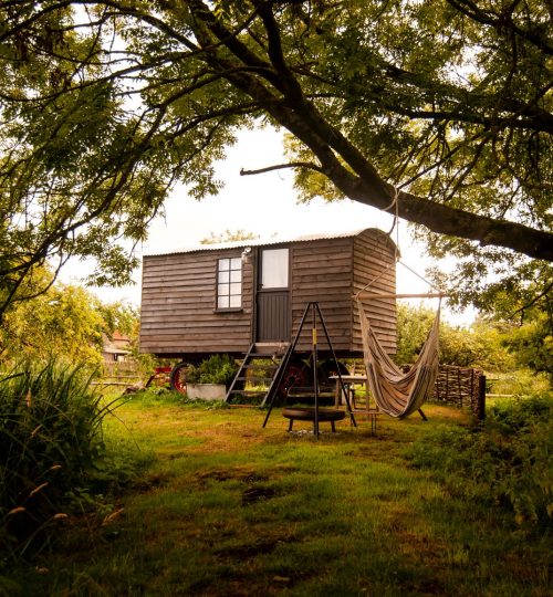 Edgar's - our traditional, quirky shepherd's hut